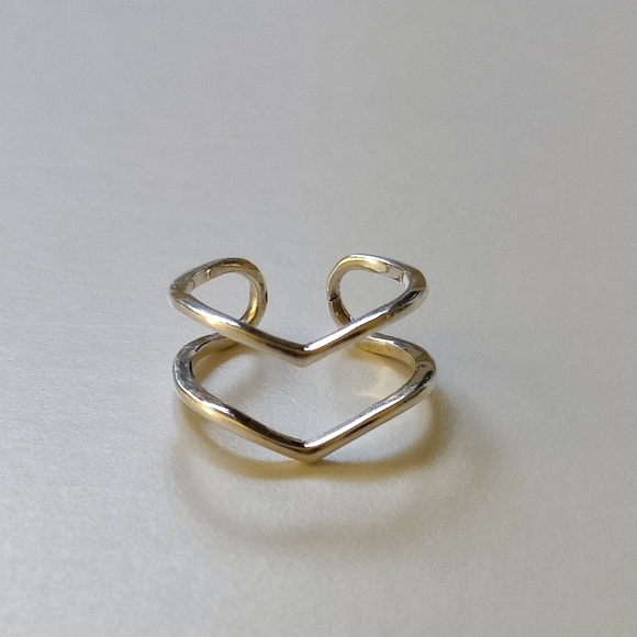Sterling Silver Adjustable Ring